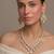 Gold plated kundan necklace set