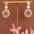 Gold plated royal kundan polki necklace set