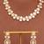 Gold plated kundan necklace set