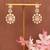 Gold plated heritage kundan necklace set