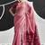 baby pink cotton blend woven pallu casul wear saree