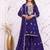 Designer sharara suit with sequence and embroidered work