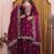 Designer sharara suit with sequence and embroidered work