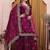 Designer sharara suit with sequence and embroidered work
