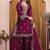 Designer sharara suit with sequence and embroidered work