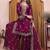 Designer sharara suit with sequence and embroidered work