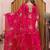 Designer sharara suit with sequence and embroidered work