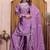 Designer sharara suit with sequence and embroidered work