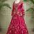 rani pink silk blend embroidered traditional lehenga choli upto 44