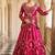 rani pink silk blend embroidered traditional lehenga choli upto 44