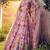pink faux georgette embroidered traditional lehenga choli