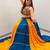 multicolor rayon embroidered traditional lehenga choli upto 42