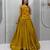 dark yellow cotton poly plain traditional lehenga choli upto 44