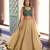 gold silk blend plain traditional lehenga choli