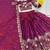 wine silk blend embroidered traditional lehenga choli upto 44