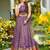 purple silk blend printed traditional lehenga choli upto 42