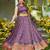 purple silk blend printed traditional lehenga choli upto 42