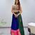 multicolor rayon plain traditional lehenga choli upto 42