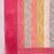 Multicolor chiffon printed saree with stripes print