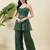 Women floral printed top & palazzos co-ord set