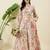 Floral printed balloon sleeve one shoulder top & palazzos