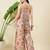Women floral printed sleevless top with palazzo co-ords