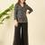 Woven designed top & trouser co-ord set