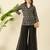 Woven designed top & trouser co-ord set