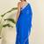 Royal blue cape style co-ord set