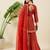 Women solid regular kurti with sharara & dupatta