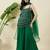Floral printed shoulder straps top with sharara & dupatta