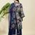 Women floral printed cotton kurta with palazzos & dupatta