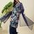 Women floral printed cotton kurta with palazzos & dupatta