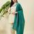 Women solid square neck kurta with palazzo & dupatta
