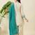 Women solid square neck kurta with palazzo & dupatta