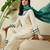 Women solid square neck kurta with palazzo & dupatta