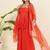 Women regular sequinned kurta with palazzos & with dupatta