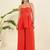 Women regular sequinned kurta with palazzos & with dupatta