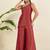 Women regular thread work top with palazzos & with dupatta