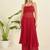 Women regular thread work kurta with palazzos & with dupatta