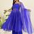 Women ethnic motifs printed tiered sequinned kurta with palazzos & with dupatta