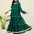Women tiered gotta patti chanderi cotton kurta with palazzos & with dupatta