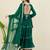 Women tiered gotta patti chanderi cotton kurta with palazzos & with dupatta
