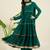 Women tiered gotta patti chanderi cotton kurta with palazzos & with dupatta