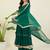 Women tiered gotta patti chanderi cotton kurta with palazzos & with dupatta