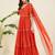 Women tiered gotta patti chanderi cotton kurta with palazzos & with dupatta