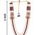 Maroon-white pearl gold plated groom sherwani mala