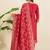 Women ethnic motifs regular pure silk kurta with trousers & with dupatta