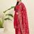 Women ethnic motifs regular pure silk kurta with trousers & with dupatta
