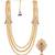 Gold wedding mala - brooch gold plated for men